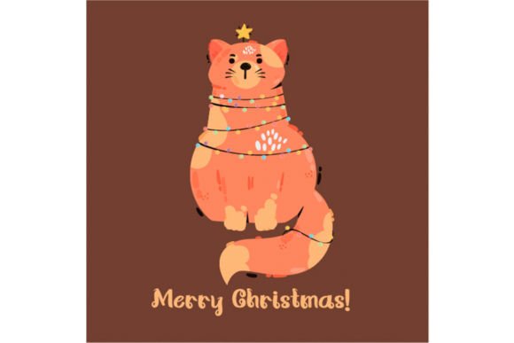 Christmas Card with Cat Illustrations: A Crafter's Review