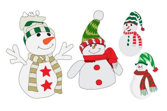 Cute Snowman with Christmas Hat: A Designer's Review