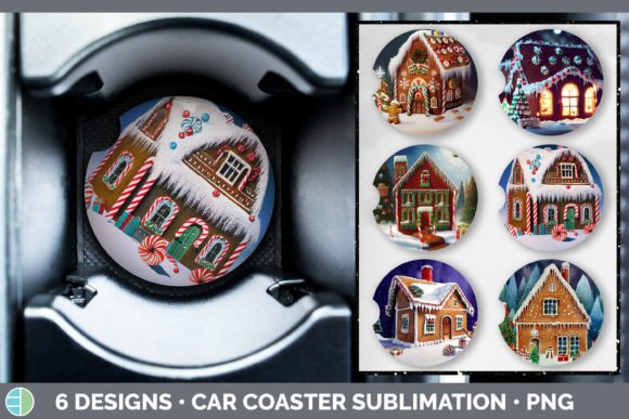 Gingerbread Christmas Car Coaster Subl Review