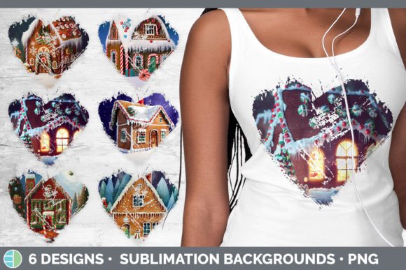 Gingerbread Christmas Heart Distressed C: A Festive Illustration Review