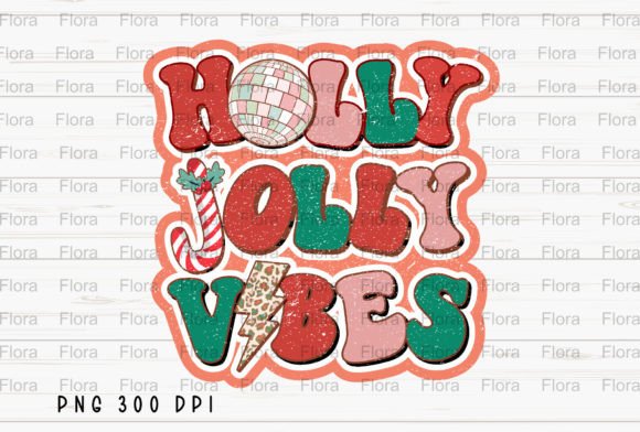 Holly Jolly Vibes Christmas Retro PNG: A Designer's Review