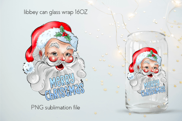 Merry Christmas 16 Oz Libbey Glass Santa Review
