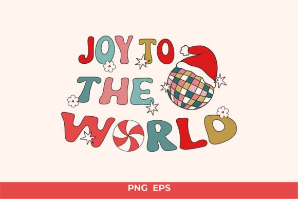 Retro Christmas Joy PNG: Vibrant Illustrations