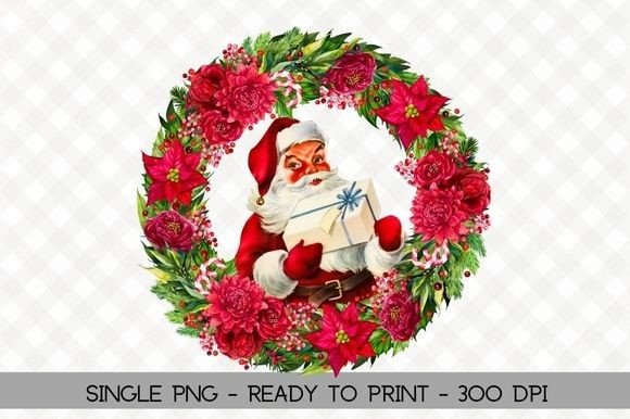 Retro Santa Christmas Vintage Clipart: A Designer's Review