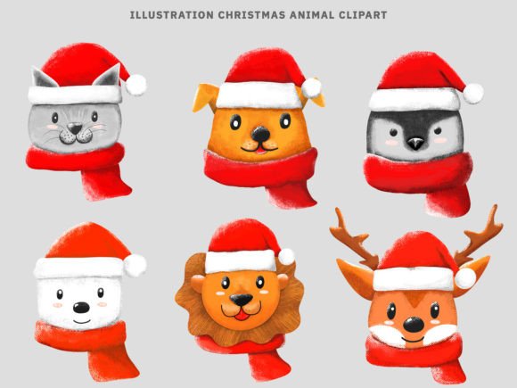 Review: Illustration Christmas Animal Clipart for Festive Branding