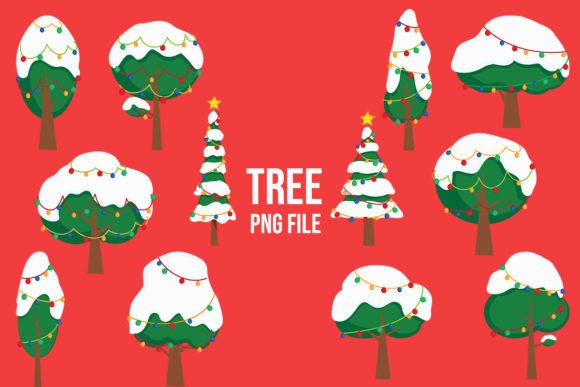 Tree Christmas PNG Clipart: Premium Illustrations for Blogs