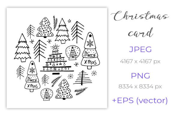 Winter Sublimation: Christmas Trees Illustrations Review